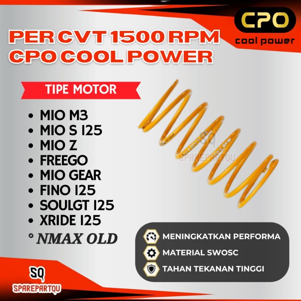 PER CVT 1500 RPM Nmax OLD Mio Gear Freego Nmax 155 OLD CPO Cool Power ...