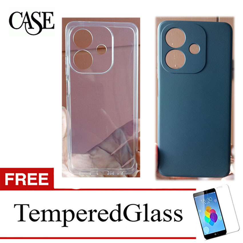 เคสนิ่มสําหรับ Oppo A5i 4G 2025 - CPH2773 - 6.67 นิ้ว - ฟรีกระจกนิรภัย ...