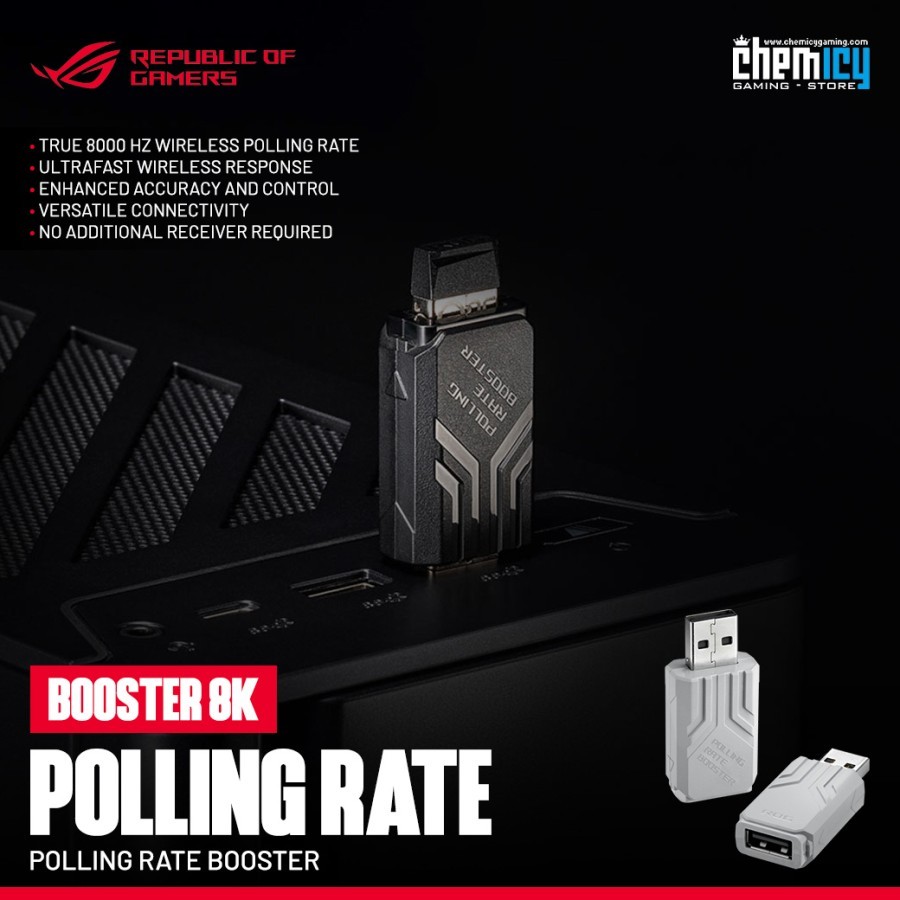 Asus ROG Polling Rate Booster 8000Hz | Shopee Thailand