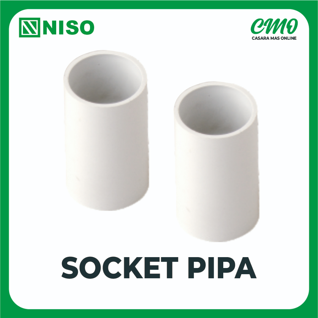 PUTIH NISO 20MM SOCKET - สีขาว - UNIT PIPE SOCKET | Shopee Thailand
