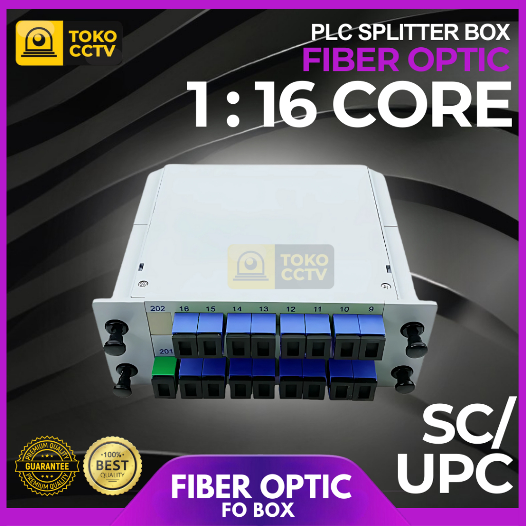 PASSIVE SPLITTER PLC BOX 1:8 SC | UPC PLC 1:8 SC UPC BOX FIBER OPTIC ...