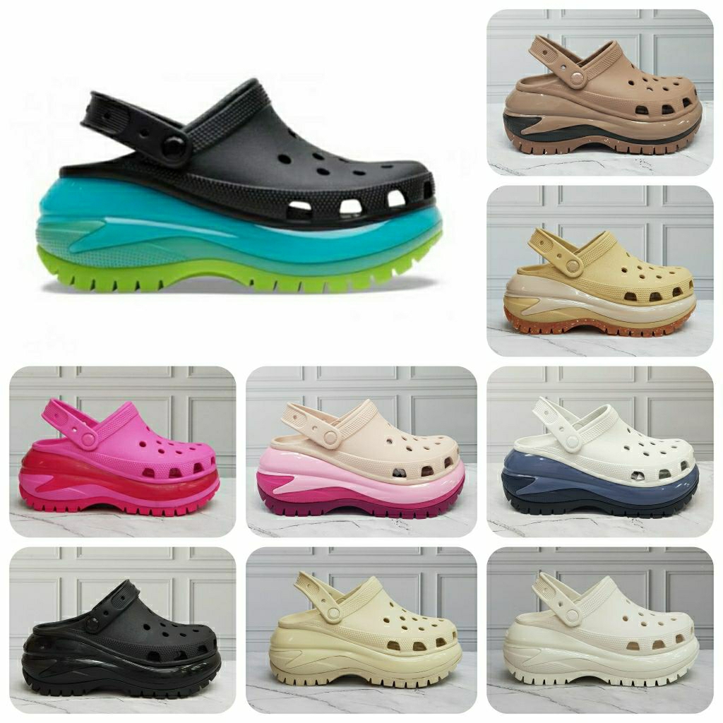 CROCS MEGA CRUSH CLOG CLASSIC และ COMBINATION | Shopee Thailand
