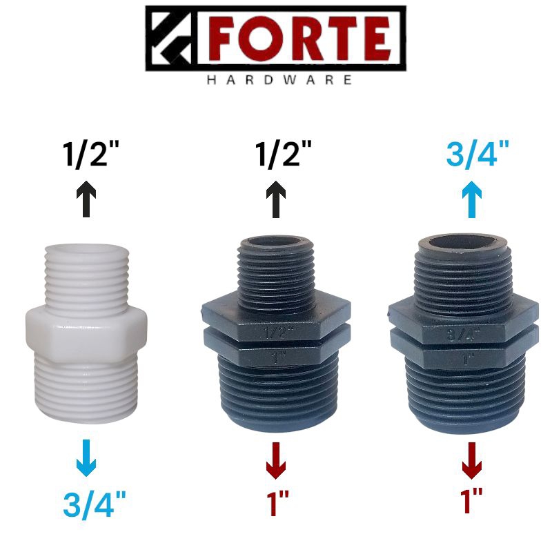 DN ลด PVC / Double Nipple PVC พลาสติก Overloop ลด / Double Nipple ...