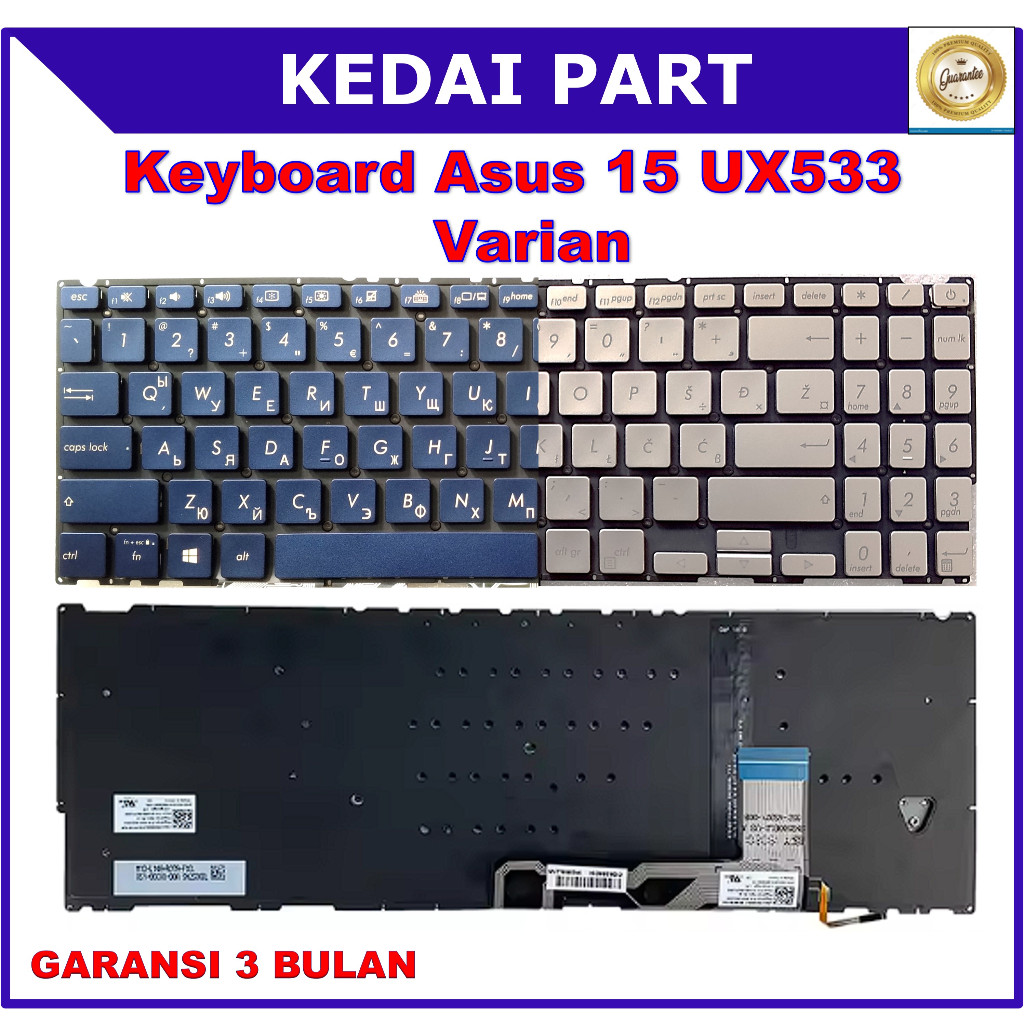 Assemblage écran Avec Coque Arrière Pour ASUS Zenbook UX534 (UX534F, UX534FA, BX534F) - Neuf Ouvert