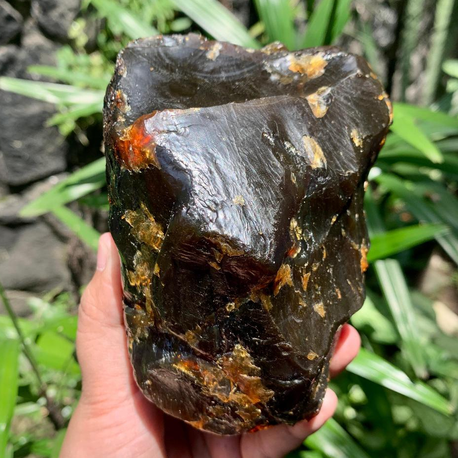 317gr NATURAL BiG AMBER Chunks - วัสดุดิบ AMBER - หินยาง Katilayu ...