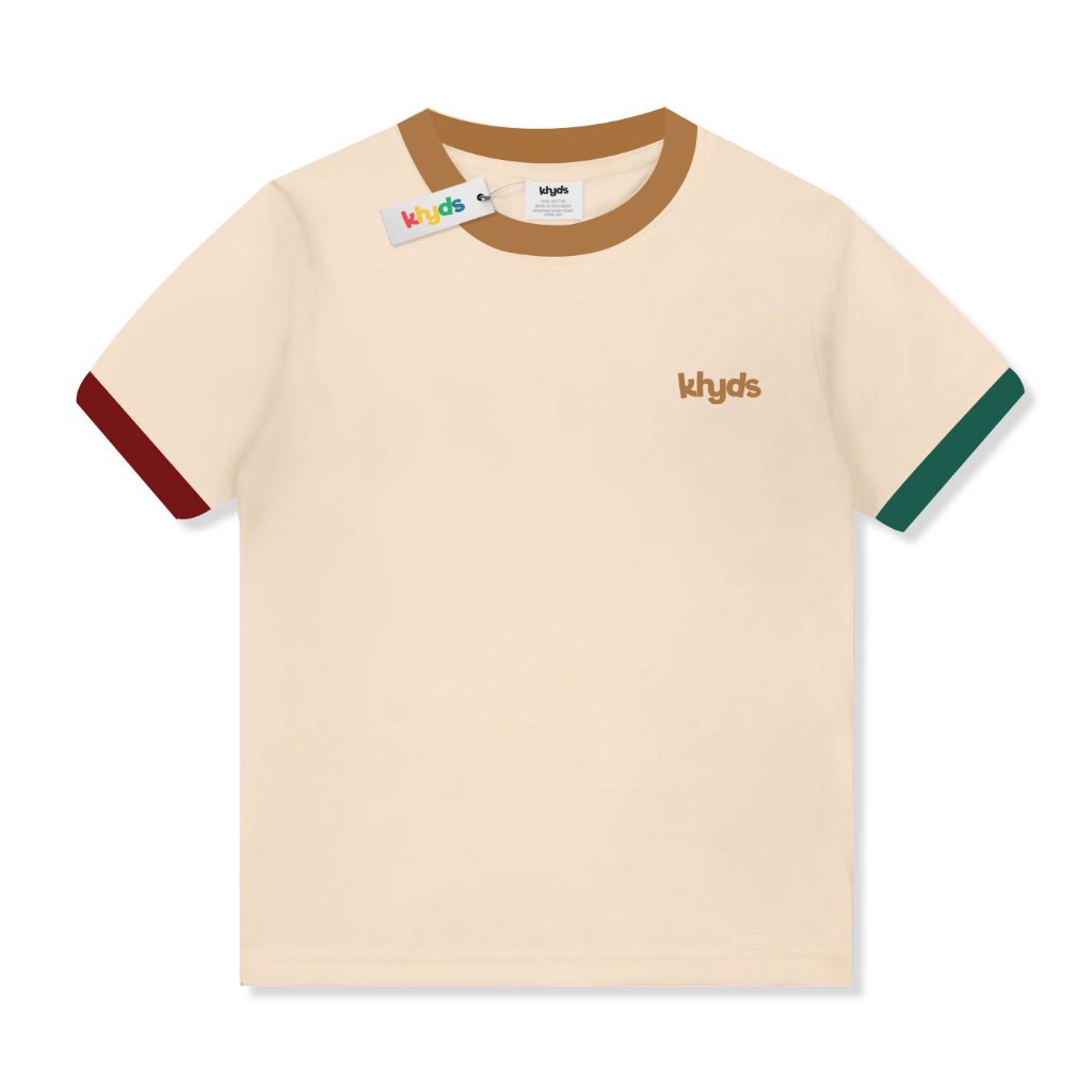 Khyds เสื้อยืดเด็กอายุ 1-12 ปี Ringer Basic Rib Knitt Baby Terry ...