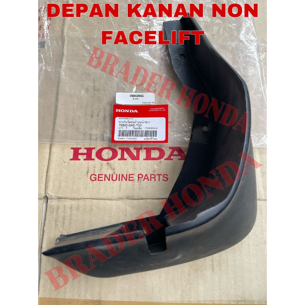 MUD GUARD CARPET MUD PROTECTOR FRONT REAR JAZZ OLD GD3 IDSI VTEC 2003 ...