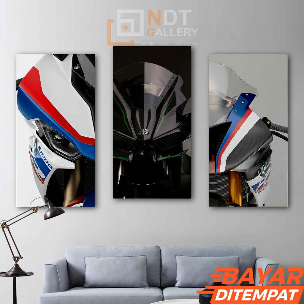NDT[15X30] รถจักรยานยนต์ตกแต่งผนังโปสเตอร์กีฬา Super Sport Display ...