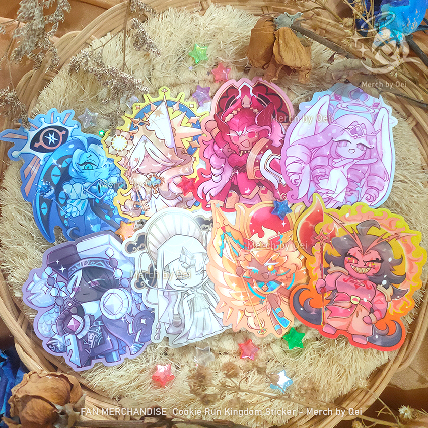 COOKIE RUN KINGDOM BEAST & ANCIENT COOKIES สติ๊กเกอร์ไวนิล Fanart ...