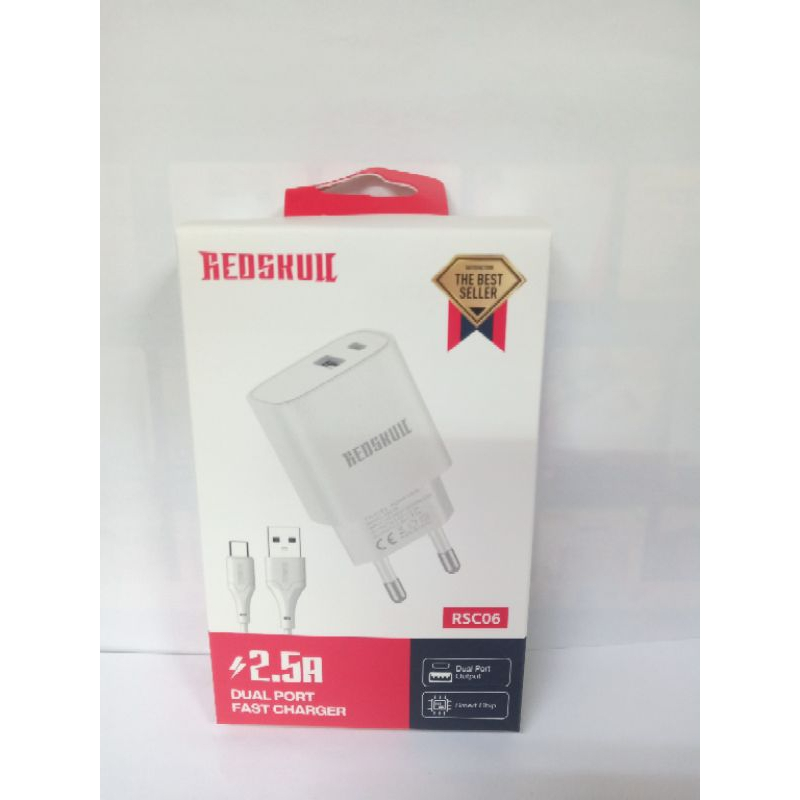 REDSKULL RSC06 USB TYPE-C 20W 2.5A DUAL PORT USB และ C ที่ชาร์จเร็ว ...