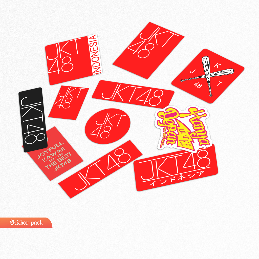 สติ๊กเกอร์วง Jkt48 / แพ็กสติ๊กเกอร์ | Shopee Thailand