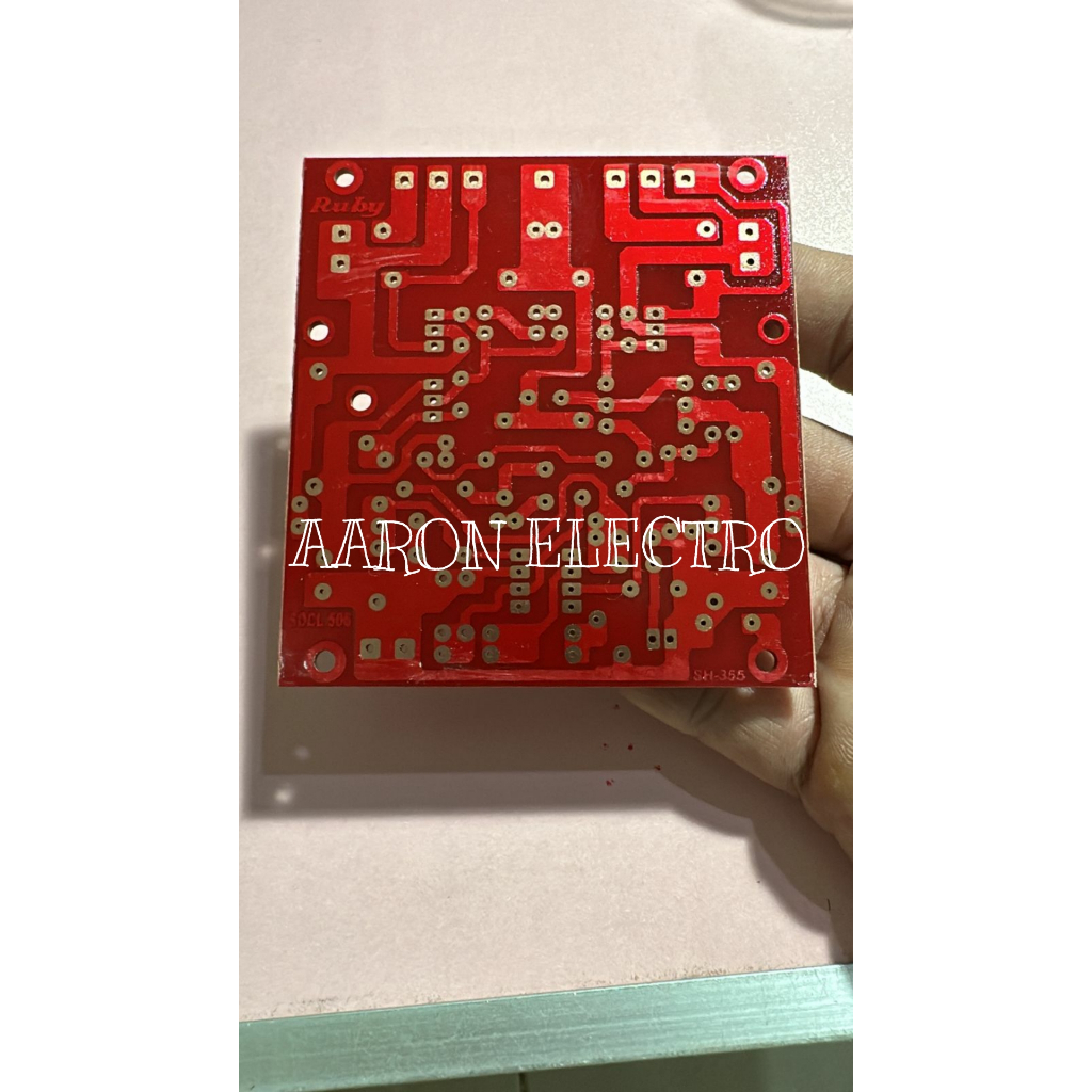 Merah PCB SOCL 506 PCB สีแดง 506 เส้นใย SEMI RUBY PCB ทรานซิสเตอร์ PCB ...