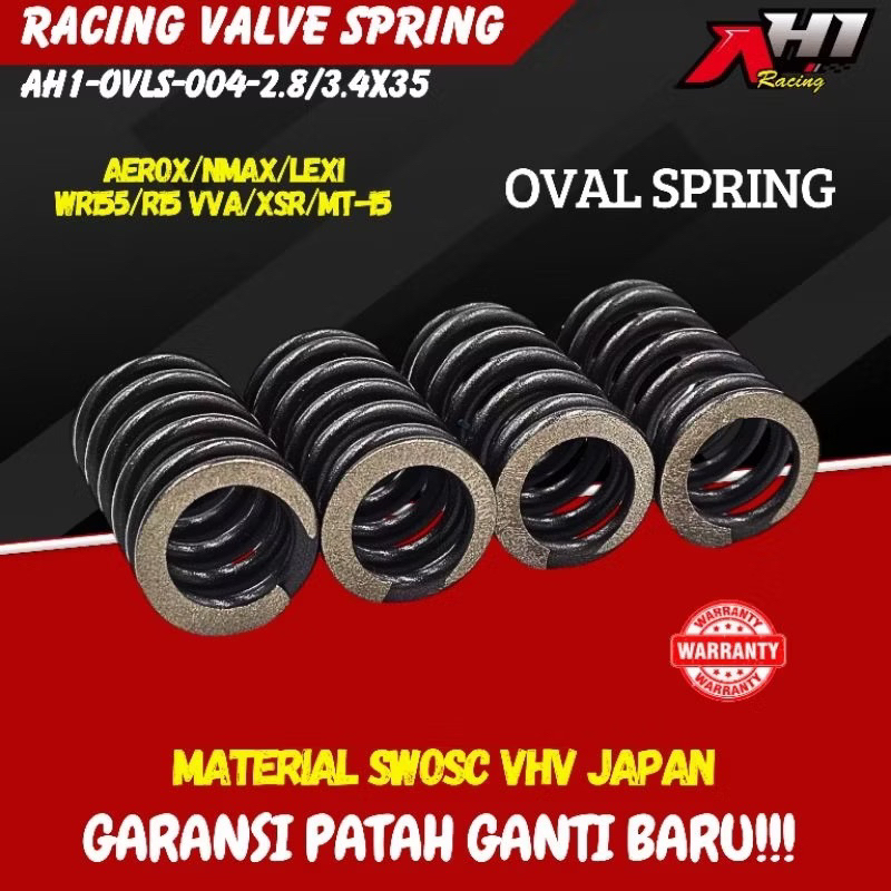 ต่อวาล์ว OVAL AH1 RACING NMAX AEROX LEXI R15 VVA V3 V4 WR155 VIXION R ...
