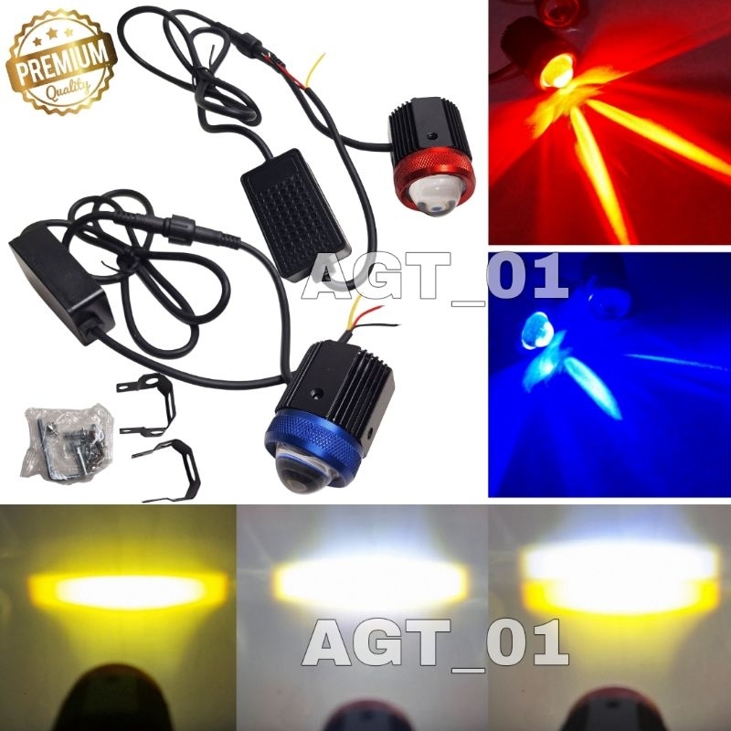 SUPER BRIGHT PREMIUM MINI DRIVE LED DEVIL FAN D2 SPOTLIGHT / D2 ไฟยิง ...