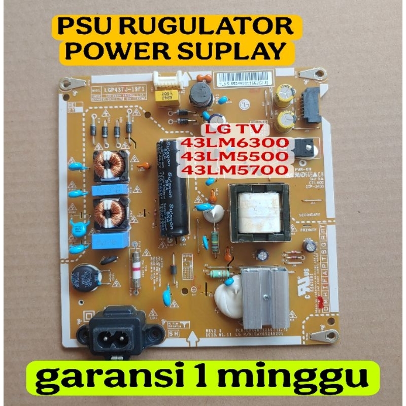 PSU POWER SUPLAY REGULATOR ทีวี LG 43LM550 43LM570 | Shopee Thailand