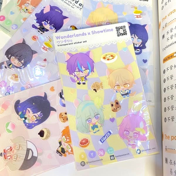 Project Sekai PJSK proseka แผ่นสติ๊กเกอร์ใส | Shopee Thailand