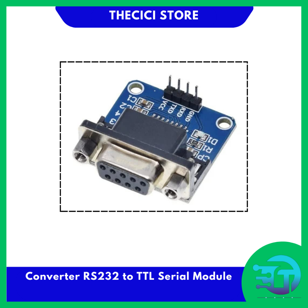RS232 Converter TTL Serial โมดูล Converter RS232 ถึง TTL Serial โมดูล ...