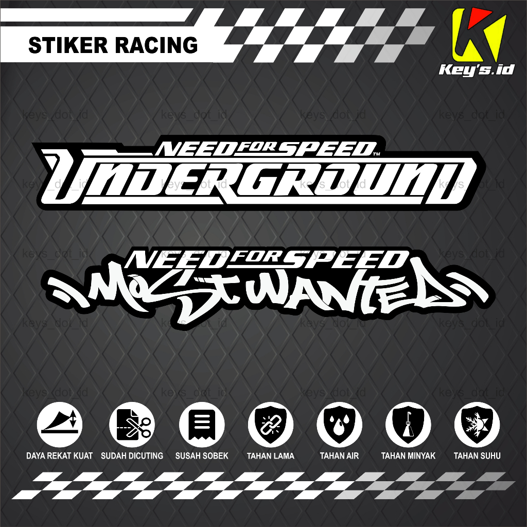 Need FOR SPEED UNDERGROUND STICKER, กันน้ํา DISH WANTED NFS สติ๊กเกอร์ ...