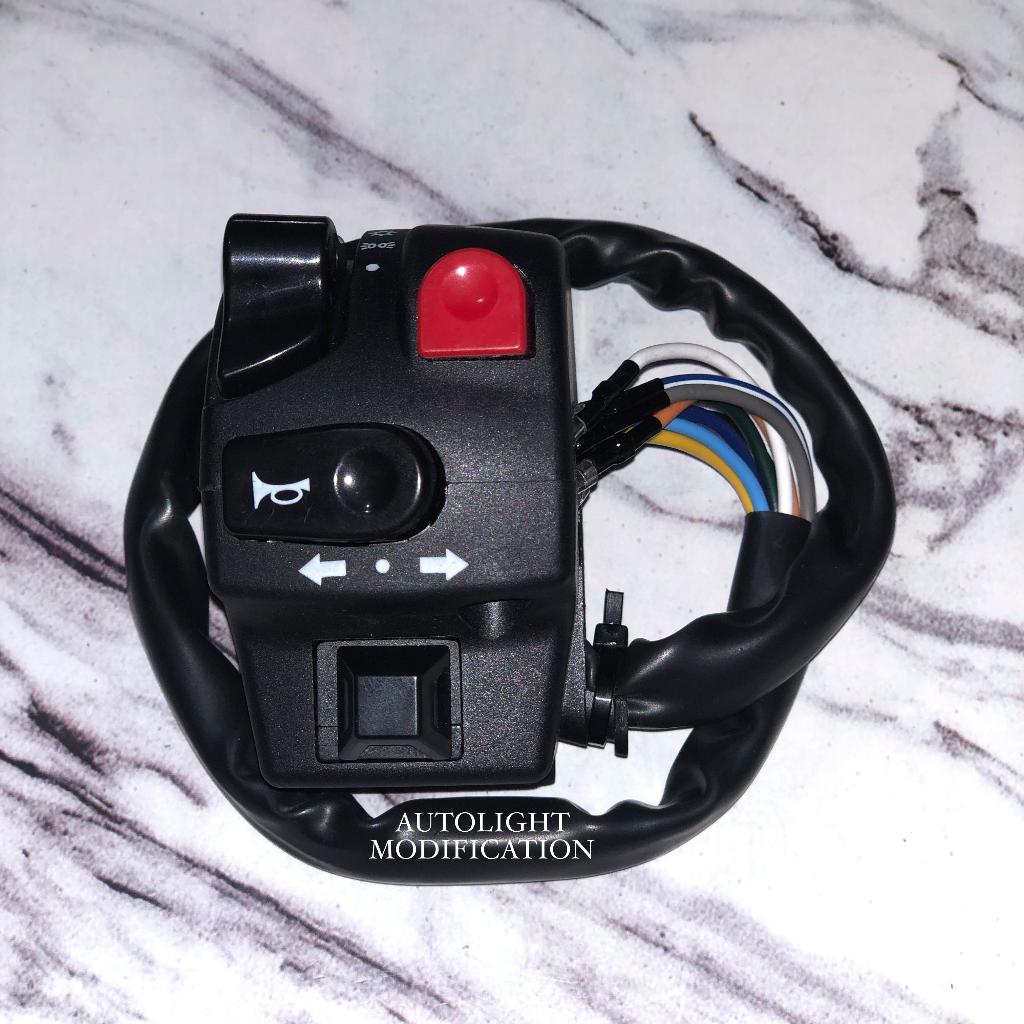 ซ้าย SWITCH HOLDER COPY KTC เกรด A UNIVERSAL CAN BE ใช้แล้วสําหรับรถ ...