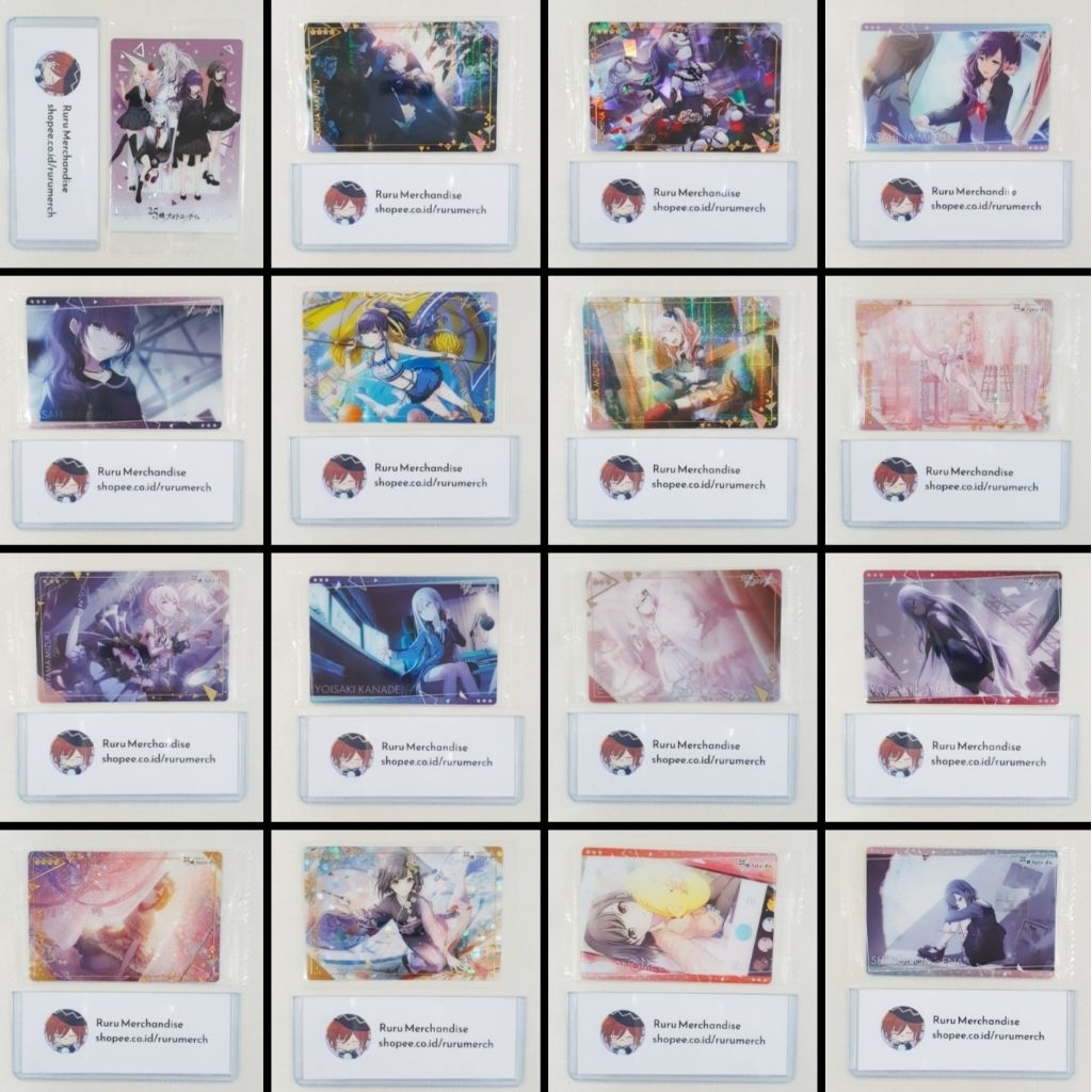 Project Sekai Proseka การ์ดเวเฟอร์ 25ji Nightcord de | Shopee Thailand
