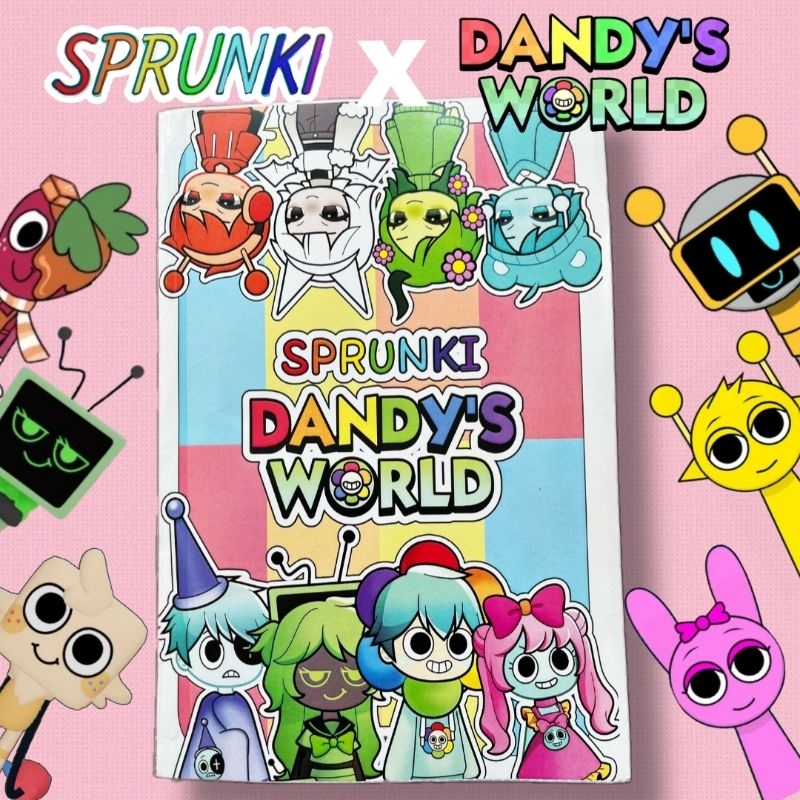 SPRUNKI X DANDYS WORLD กระดาษหนังสือ ตุ๊กตา PLAYBOOK OUTFIT | Shopee ...