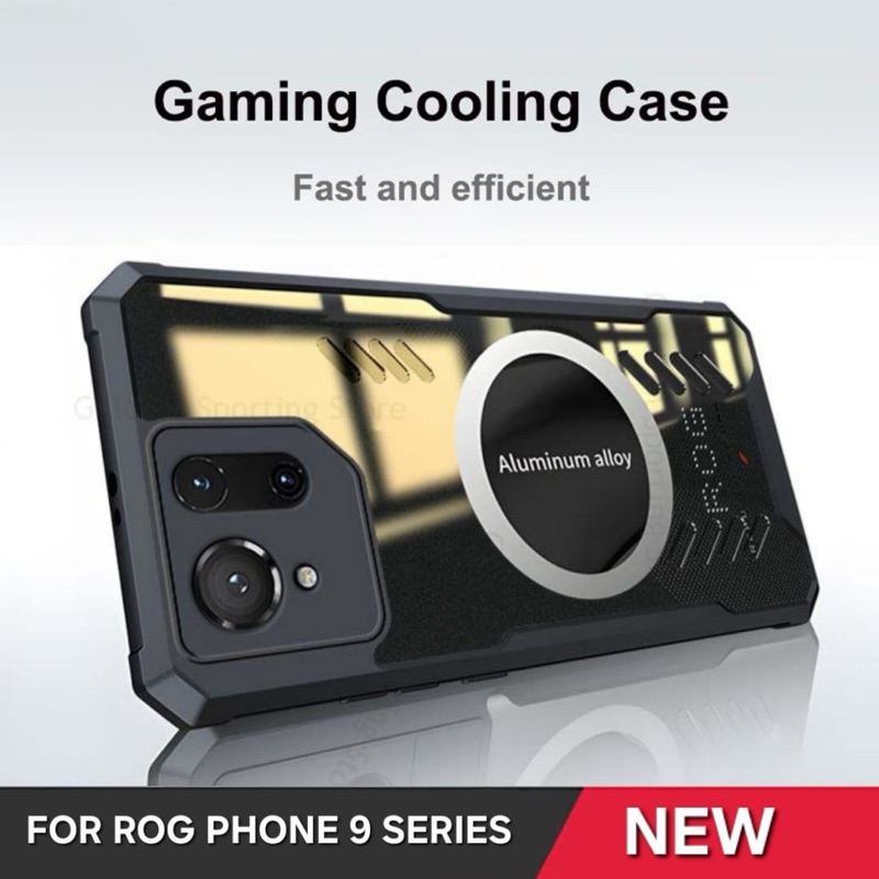 Haofun Cover per ASUS ROG Phone 9/9 Pro /9 FE, Custodia per Assorbimento degli Urti con Paraurti in TPU Morbido, Sottile Morbida in Silicone TPU Protettiva Case Protezione Fotocamera, Trasparente