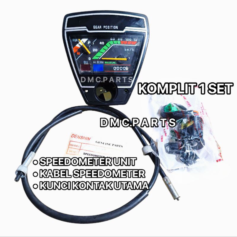 SPEEDOMETER ASSY RC80 RC100 (CAN CHOOSE) COMPLETE SUZUKI CONTACT KEY 80 ...