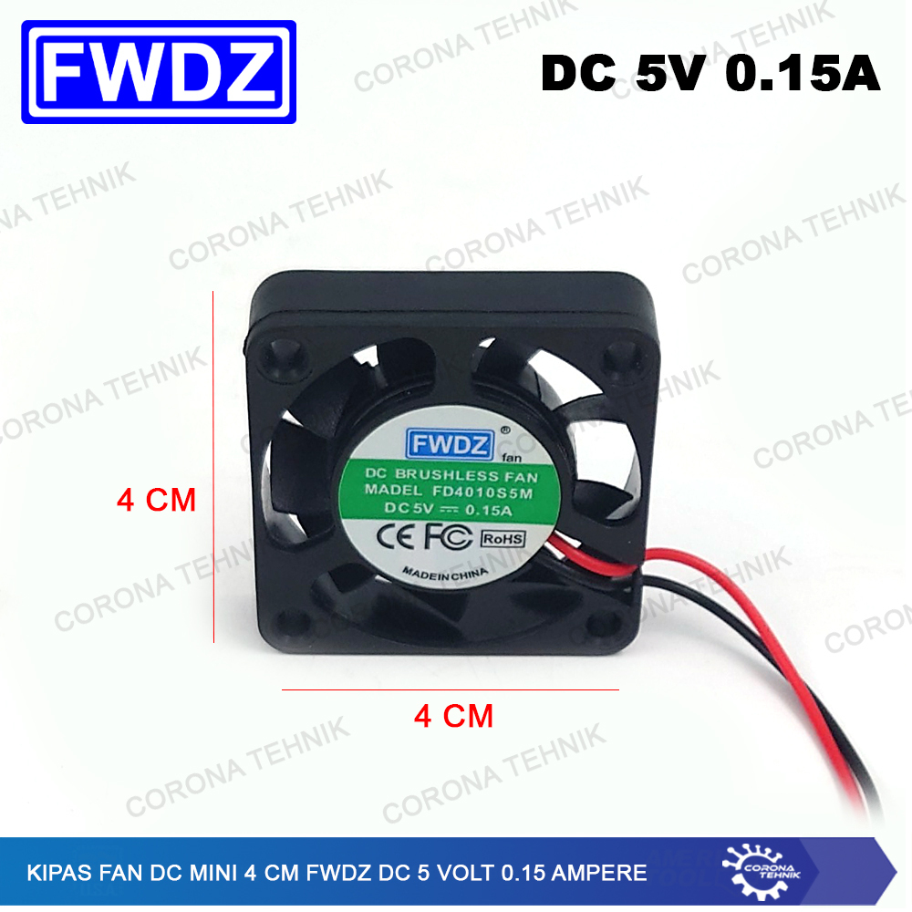 FWDZ DC 5 Volt 0.15 Ampere Mini DC Fan 4 cm | Shopee Thailand