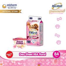 Deo Sheet ขนาดปกติ R84 Floral Aroma– แผ่นฉี่สุนัขดูดซับและกลิ่นหอมติดทน ...