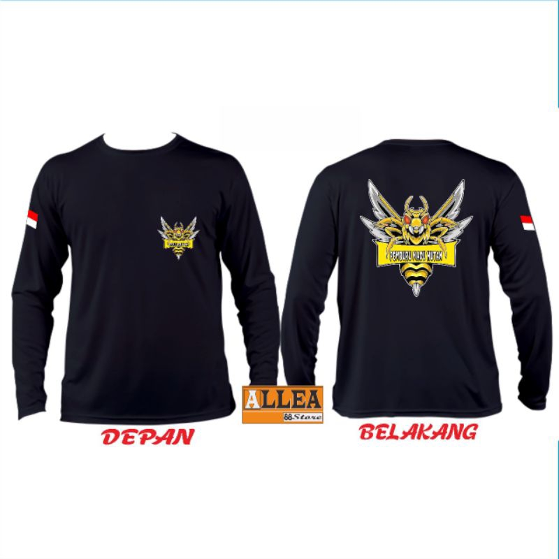 เสื้อยืด BEE MOTIF, FOREST HONEY BEE LURUAN LONG SLEEVES THICK MATERIAL ...