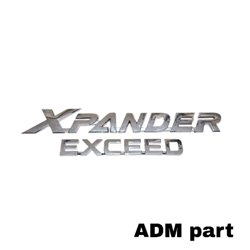 XPANDER EXCEED Emblem, สัญลักษณ์ท้ายรถ Mitsubishi Xpander | Shopee Thailand