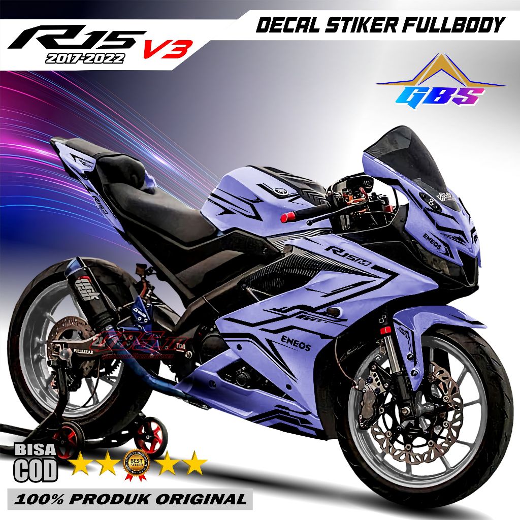 Decal R15 V3 - รถจักรยานยนต์ Variation สติกเกอร์ R15 V3 Fullbody Decal ...