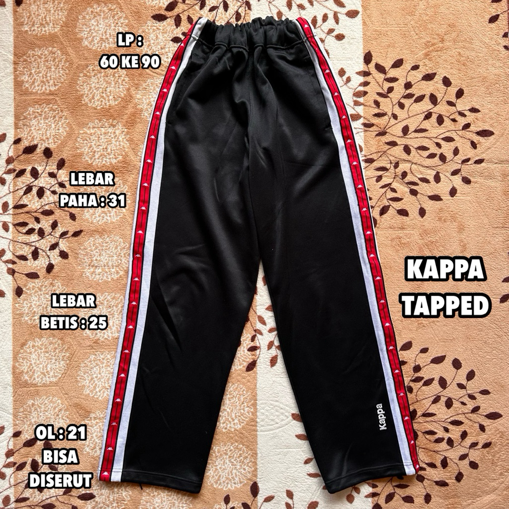 KAPPA Tapped - Trackpants (ดํา, แดง & เทา) M/L | Shopee Thailand