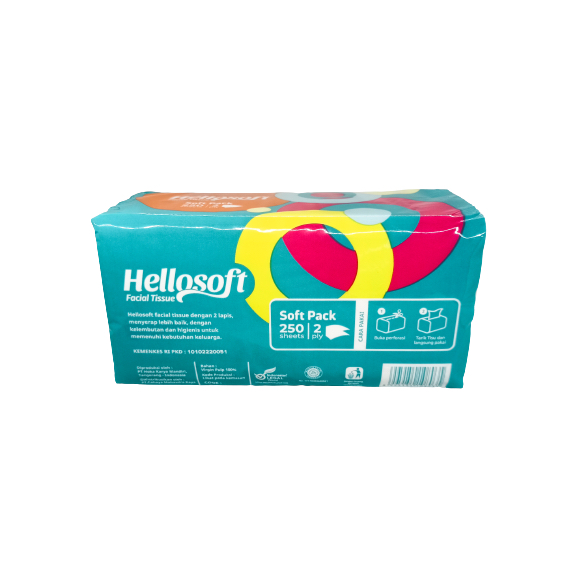 กระดาษเช็ดหน้า VIVA Hellosoft Premium 250 แผ่น 2 ชั้น / ทิชชู่ | Shopee ...
