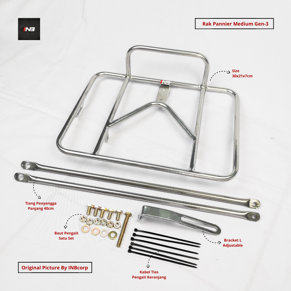 PIZZA RACK FRONT PANIER RACK FRONT BASKET UNIVERSAL ALL BIKE | Shopee ...