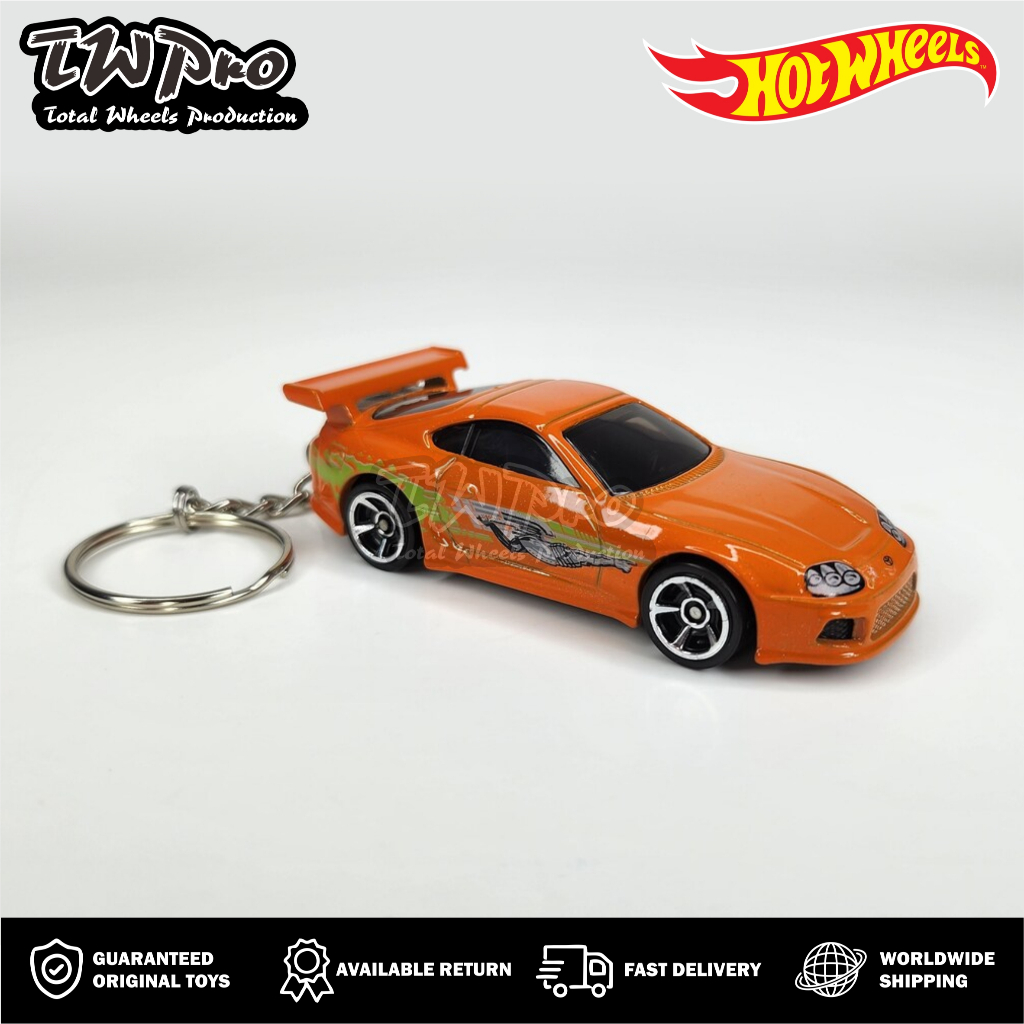 GANTUNGAN HOT WHEELS FAST AND FURIOUS KEYCHAIN - Toyota Supra - MK4 ...