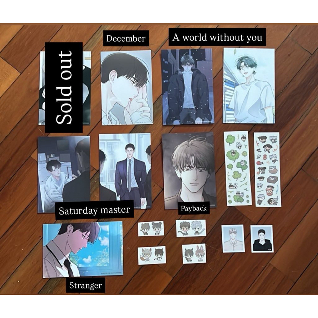 ของขวัญฟรี pocatd utgl payback อย่างเป็นทางการ bl merch manhwa lezhin ...