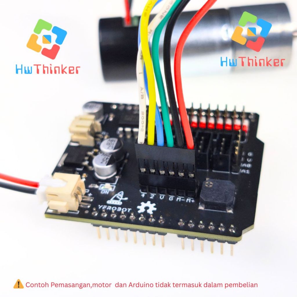YFrobot โมดูลไดร์เวอร์มอเตอร์ RZ7886 ช่องเดียวรองรับมอเตอร์ DC Encoder ...