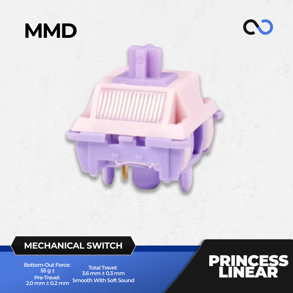 MMD Princess Linear Mechanical Keyboard PCB Mount Switch (Linear ...
