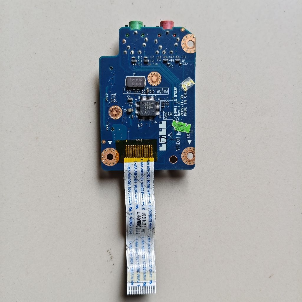 Lenovo G460 Laptop Notebook Earjack Board ถอดธรรมดา พร้อมประกอบ ทาง ...