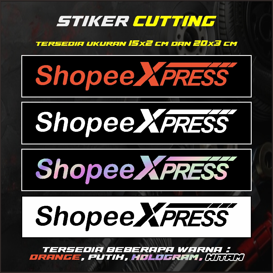SHOPE EXPRESS STICKER / ICON SPX / สติ๊กเกอร์มอเตอร์ไซค์ / สติ๊กเกอร์ ...