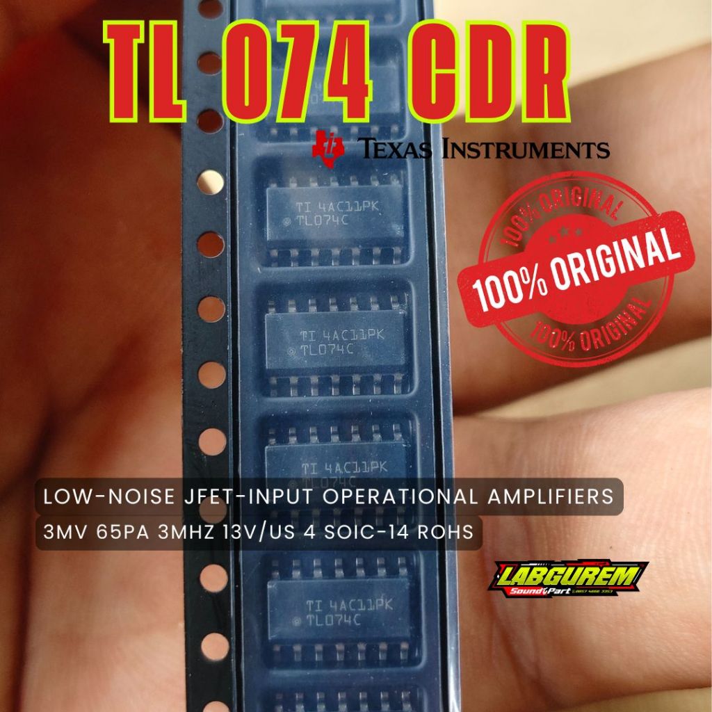 IC SMD TL 074 TL074CDR TEXAS INSTRUMENT | Shopee Thailand