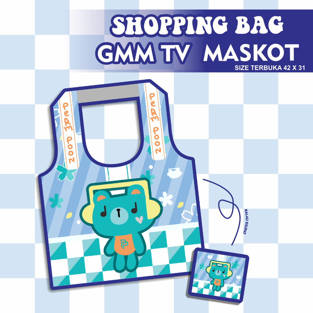 กระเป๋าชอปปิ้ง GMM TV MASKOT | Shopee Thailand