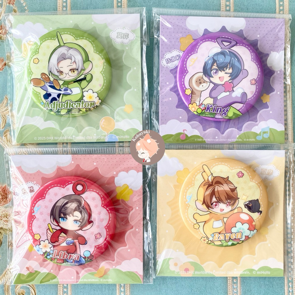 อย่างเป็นทางการโทรศัพท์ x Tears of Themis Limited Badge ปุ่มพิน Tears ...