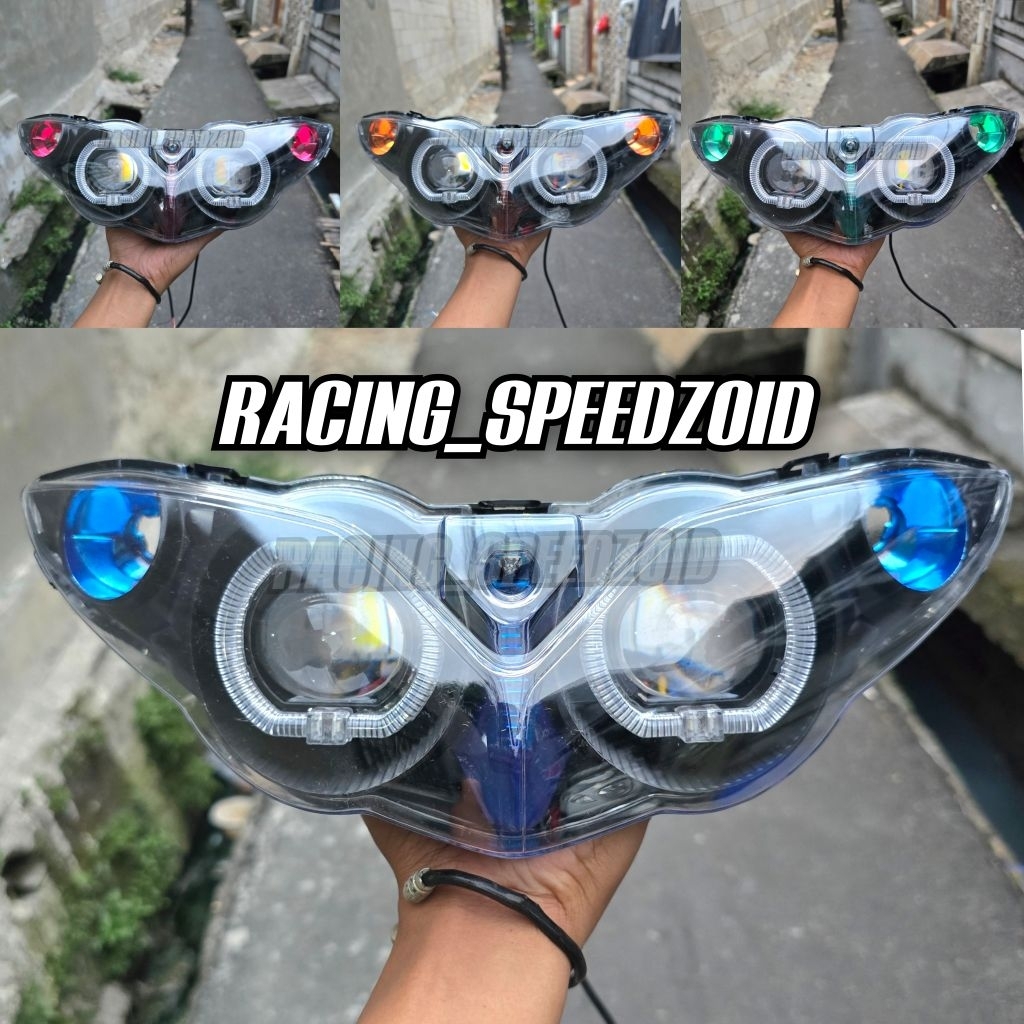 BILED REPLLER JUPITER Z NEW BURHAN HEADLIGHT ONE SET REPLLER PLUS BILED ...