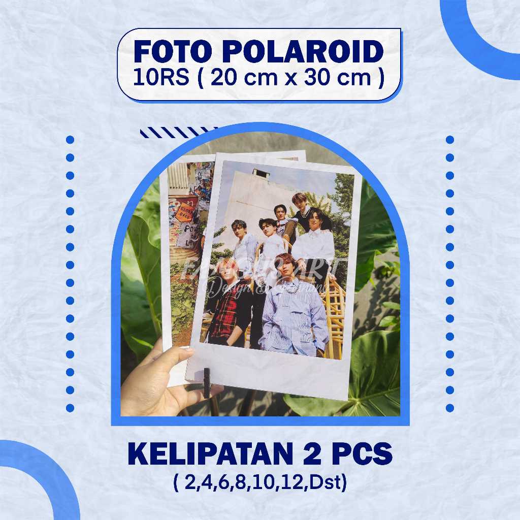 PRINT 10RS POLAROID PHOTOS (20x30 ซม.) พิมพ์ CUSTOM GLOSSY POLAROID ...