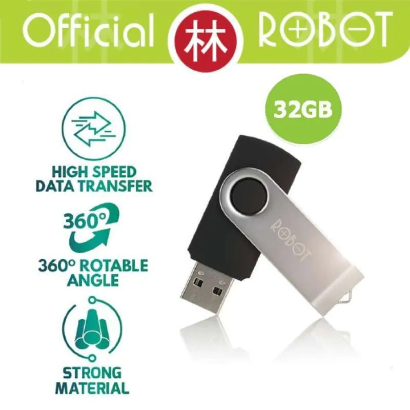 ROBOT RF-132 / RF132 Flash Disk พร้อมแพ็คเกจ [32GB] | Shopee Thailand