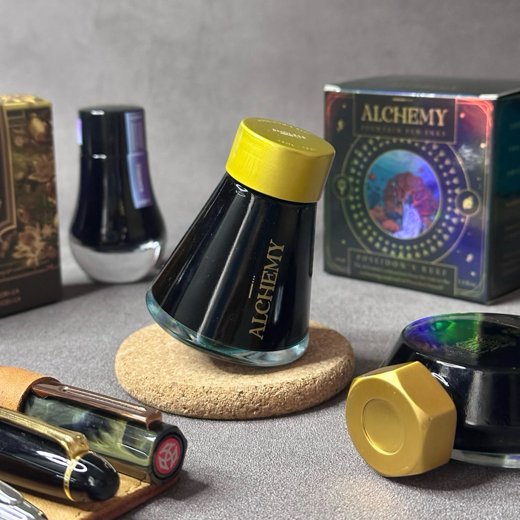 กดชิงช้าสวรรค์ | อุตสาหกรรมวัตถุ | ปากกาหมึกซึมตัวอย่าง Alchemy Ink ที่ ...