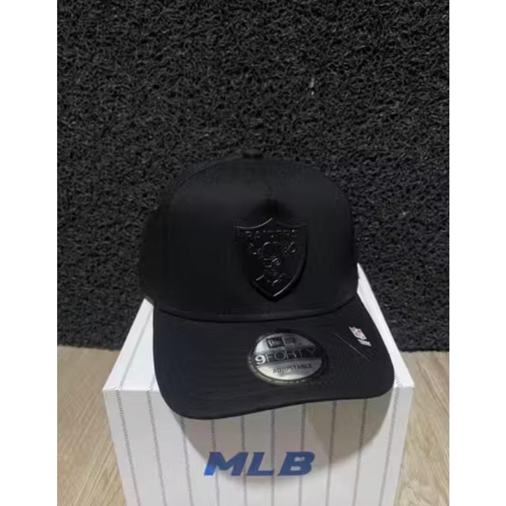 MLB RIDERS METAL BLACK LOGO BASEBALL CAP หมวกสีดําดั้งเดิม / หมวกผู้ชาย ...