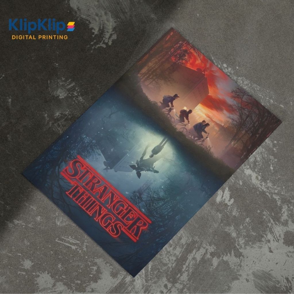 โปสเตอร์ฟิล์ม Stranger Things Series 20 x 30 ซม. กรอบรวมเคลือบเงา - KK ...